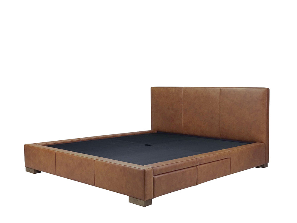Moderna Bed With 2 Drawers Right