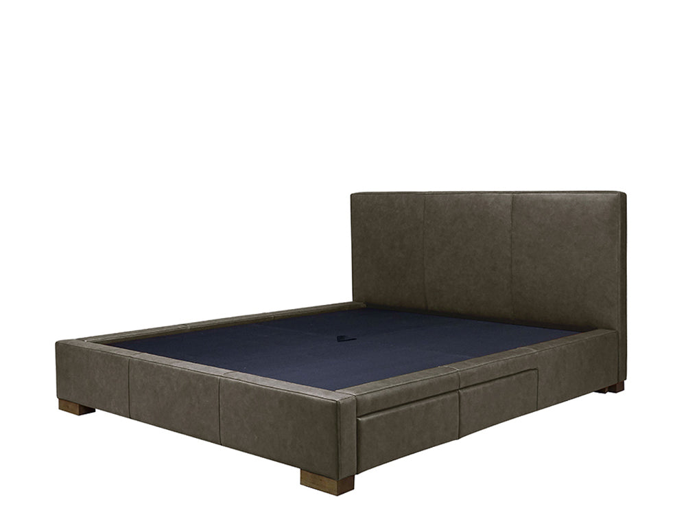 Moderna Bed With 2 Drawers Right