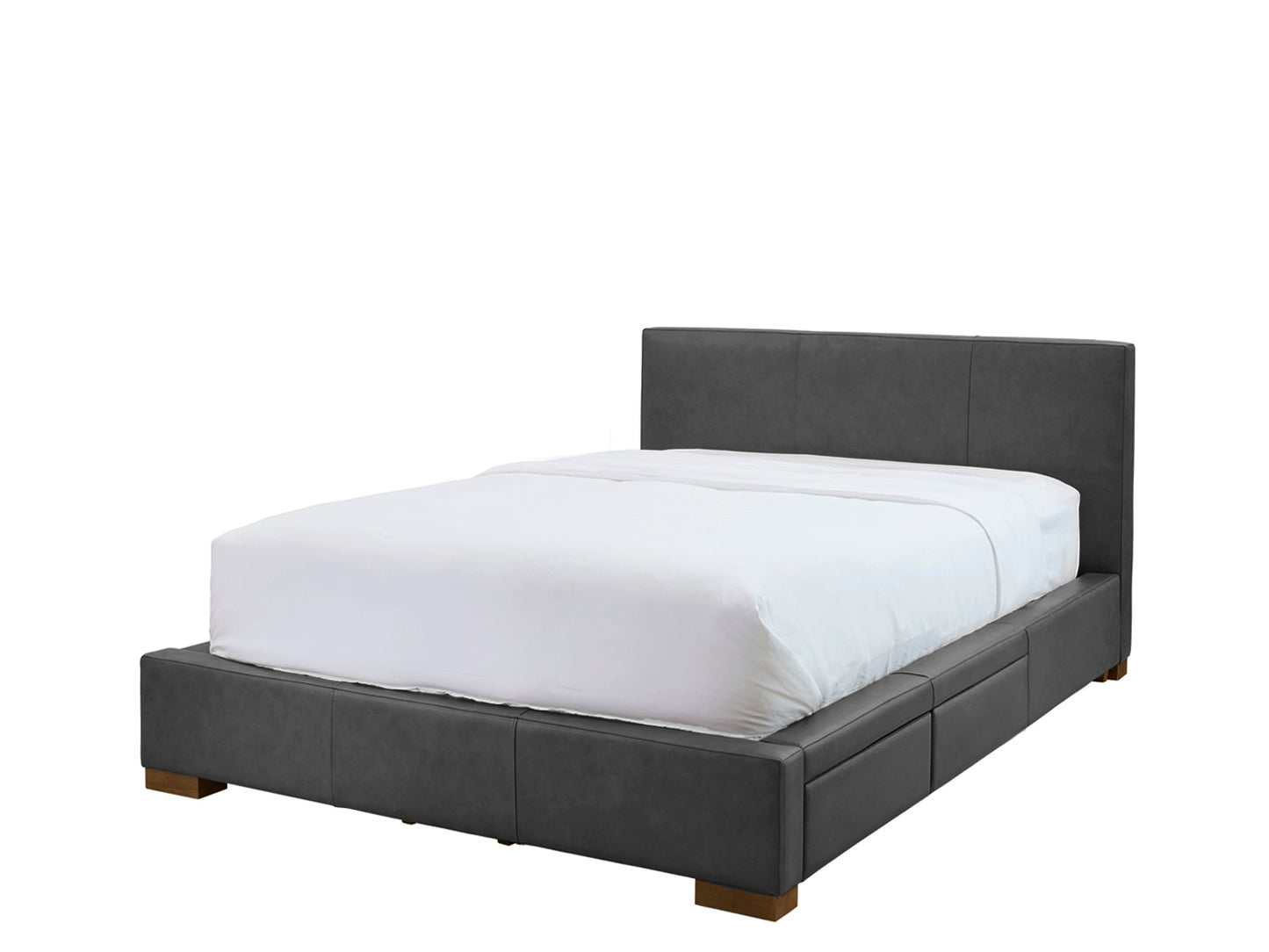 Moderna Bed With 2 Drawers Right