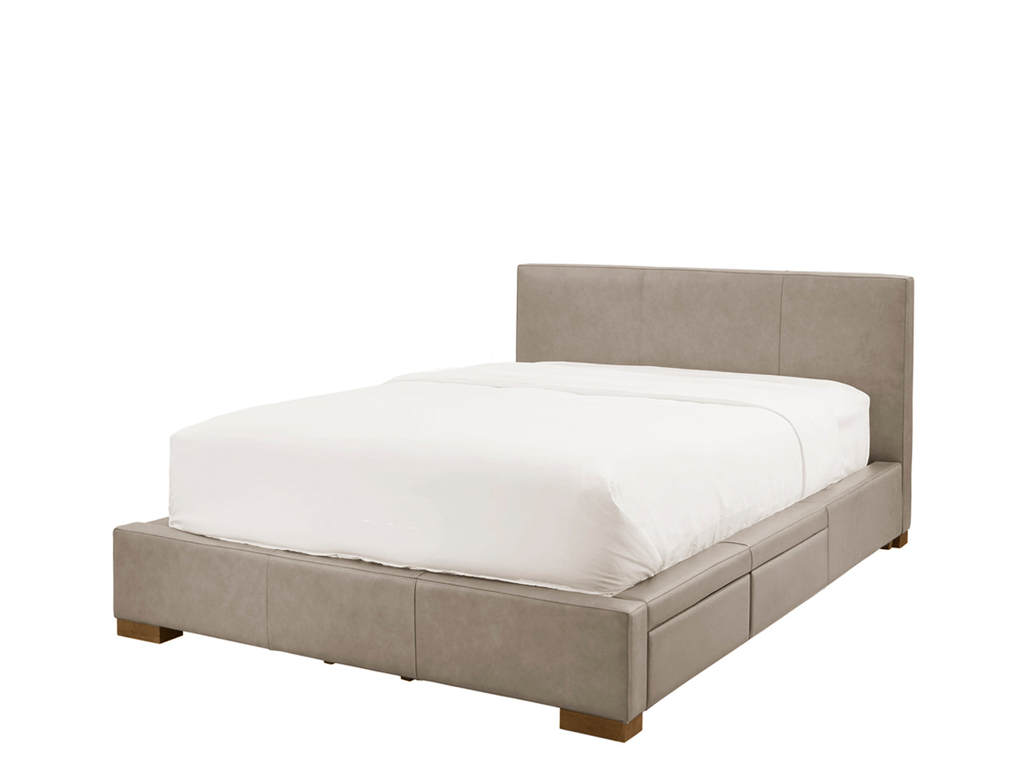 Moderna Bed With 2 Drawers Right