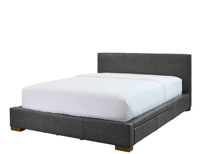 Moderna Bed With 2 Drawers Right