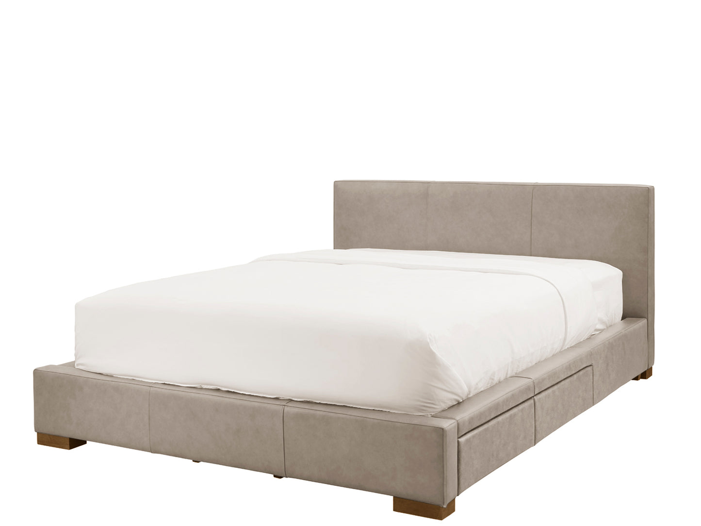 Moderna Bed With 2 Drawers Right