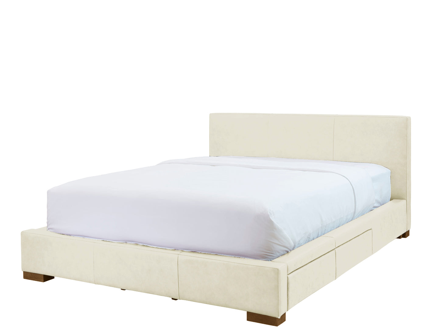 Moderna Bed With 2 Drawers Right