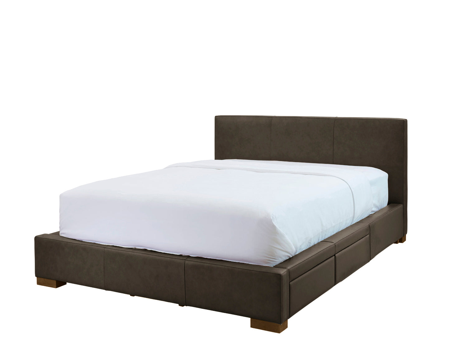Moderna Bed With 2 Drawers Right