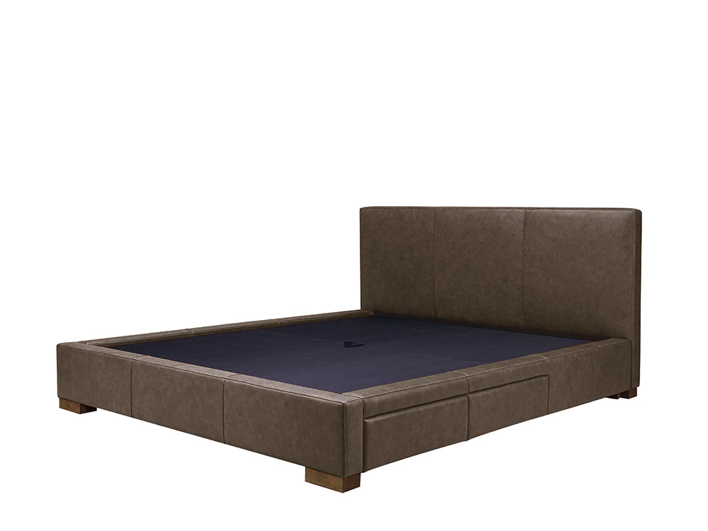 Moderna Bed With 2 Drawers Right