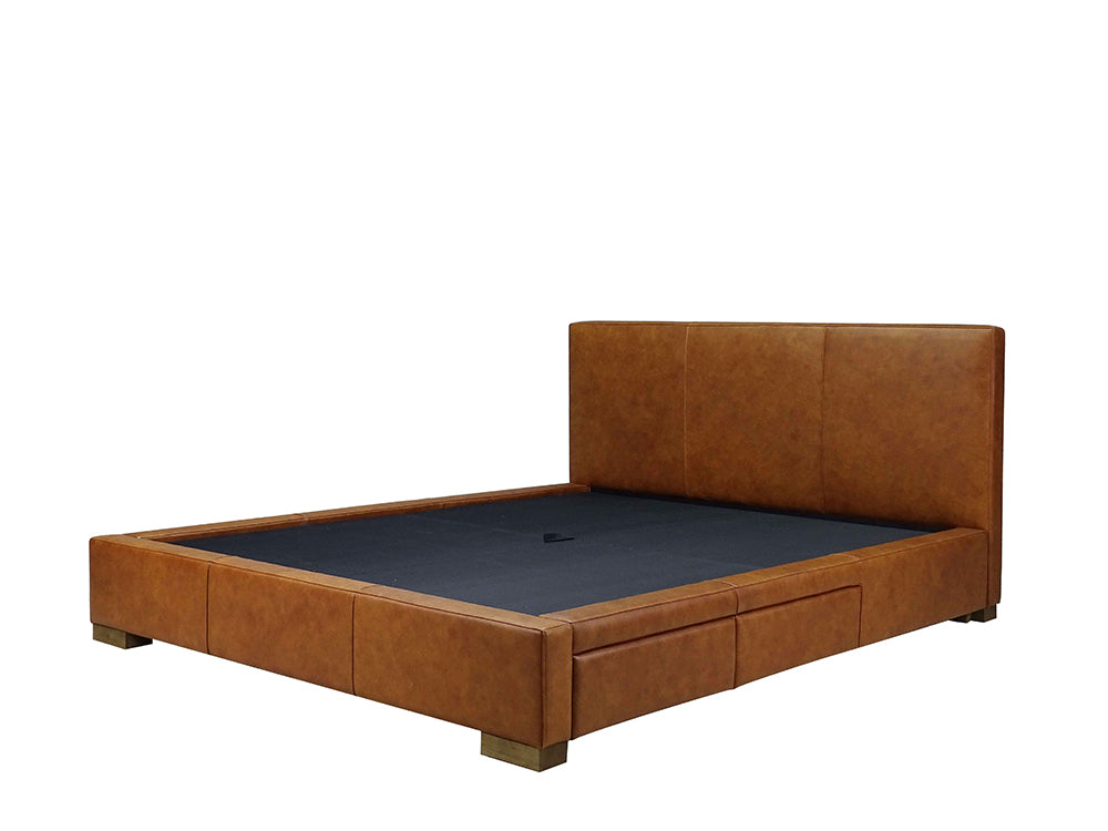 Moderna Bed With 2 Drawers Right