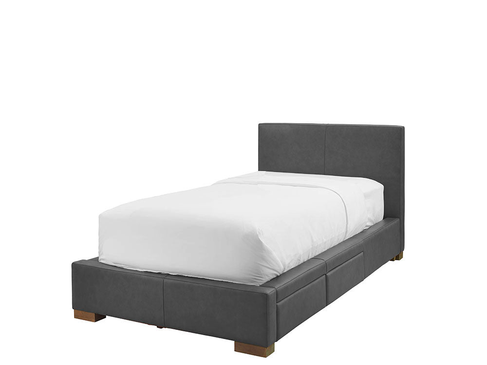 Moderna Bed With 2 Drawers Right
