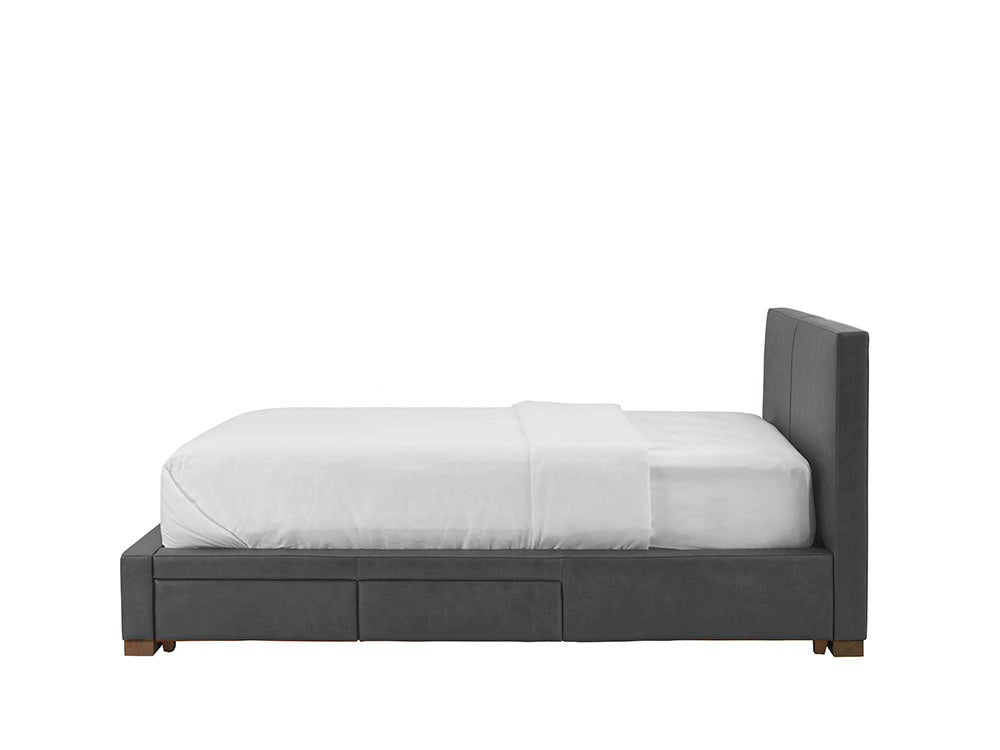 Moderna Bed With 2 Drawers Right