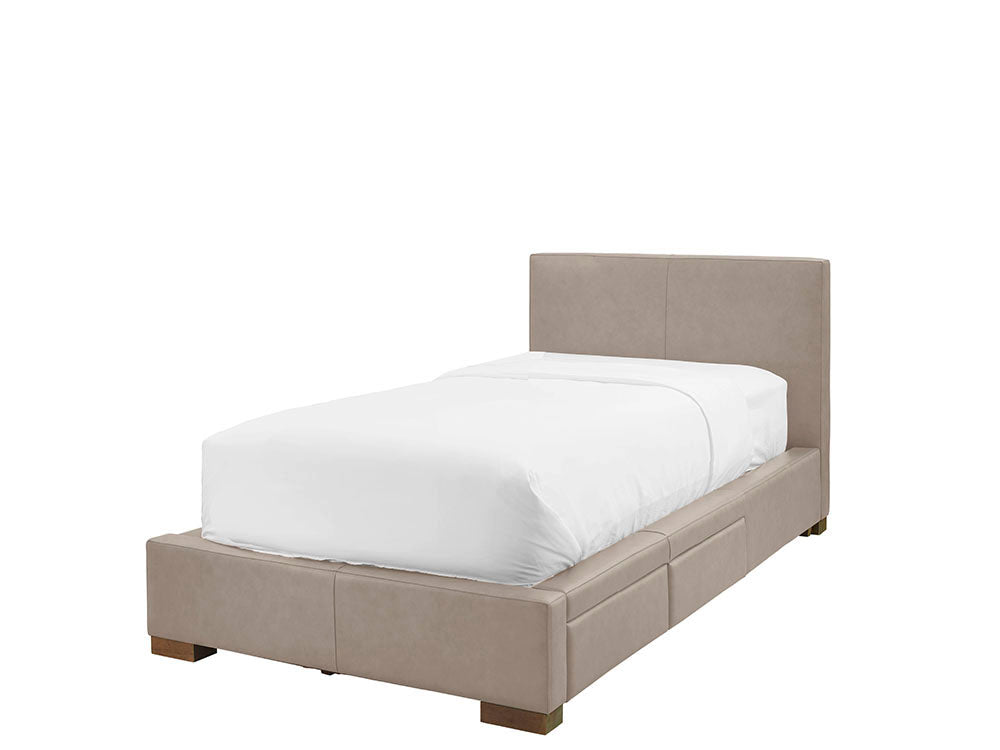 Moderna Bed With 2 Drawers Right