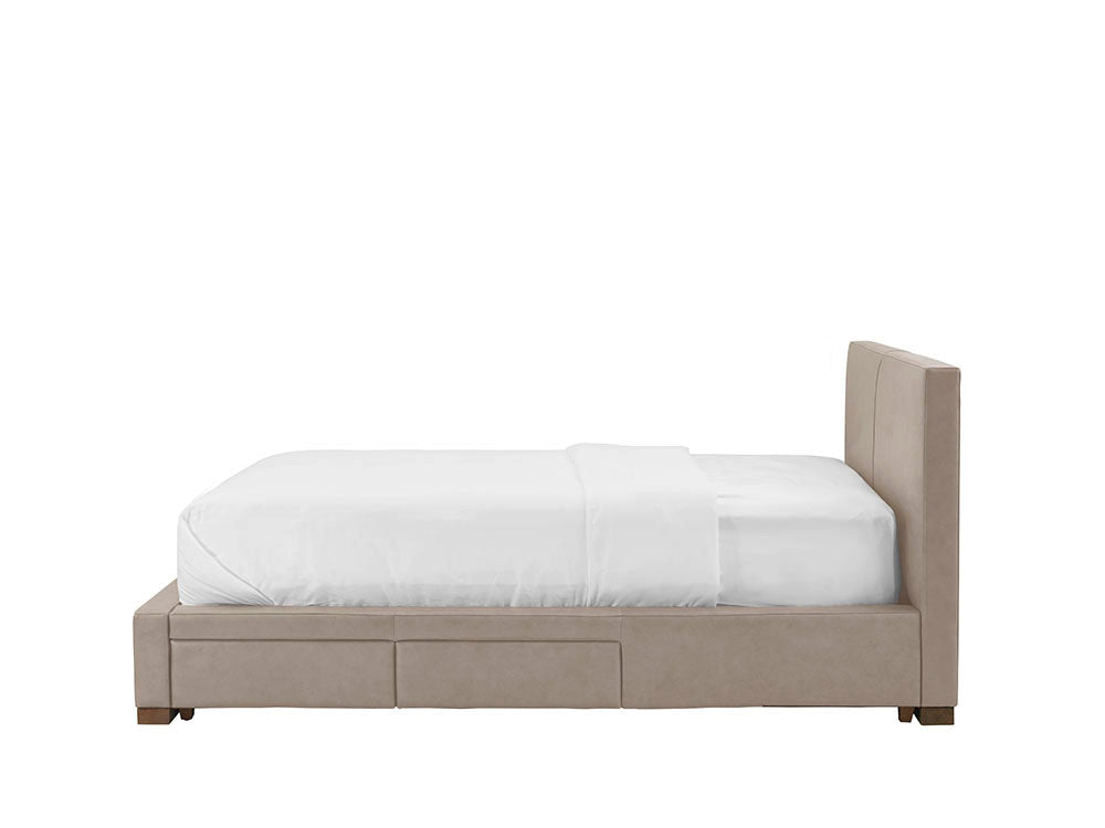 Moderna Bed With 2 Drawers Right