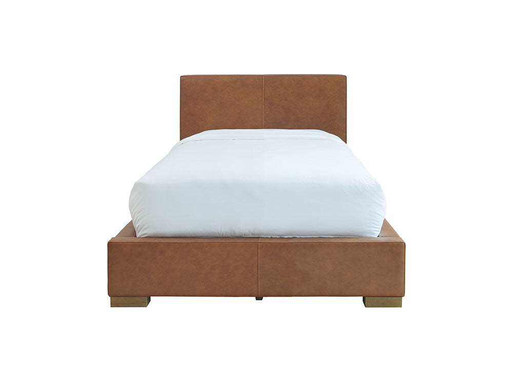 Moderna Bed With 2 Drawers Right Single / Parrot Maple Leather / 2 Drawers Right