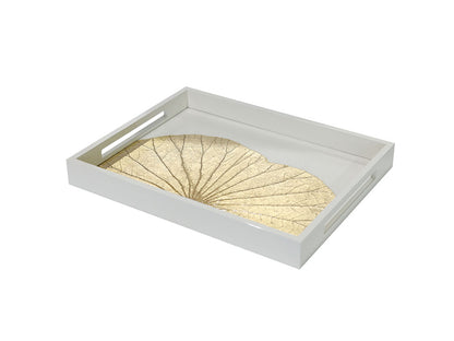 Newton Lacquered Tray, Cream