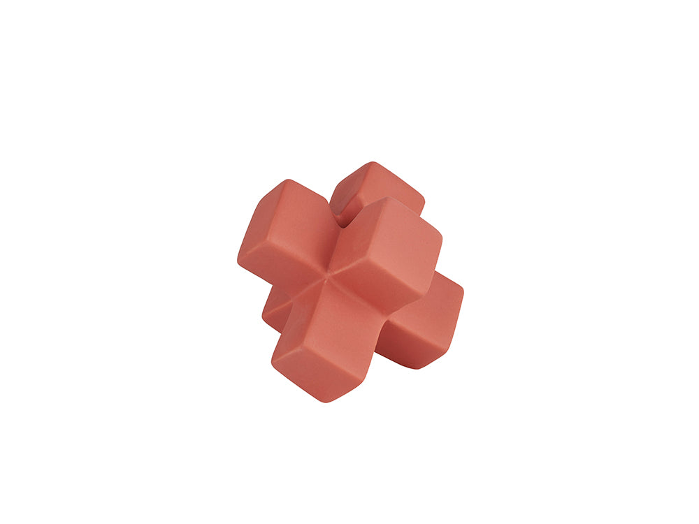 Cubist Candlestick, Coral