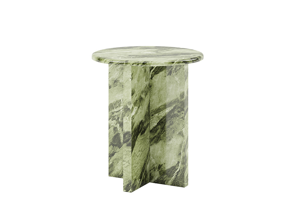 Gianni Marble Side Table Green Marble