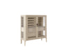 nude Display Cabinet, Marble Top, Low