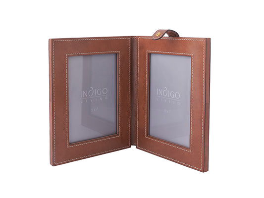 Ricard Picture Frame Booklet, Brown 5x7