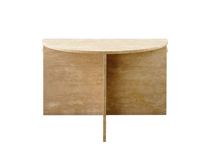 Gianni Semi Tall Coffee Table, Travertine