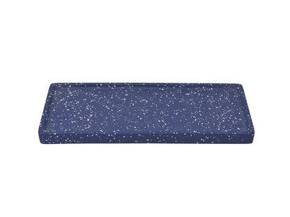 Terrazzo Tray, Blue Ink Small