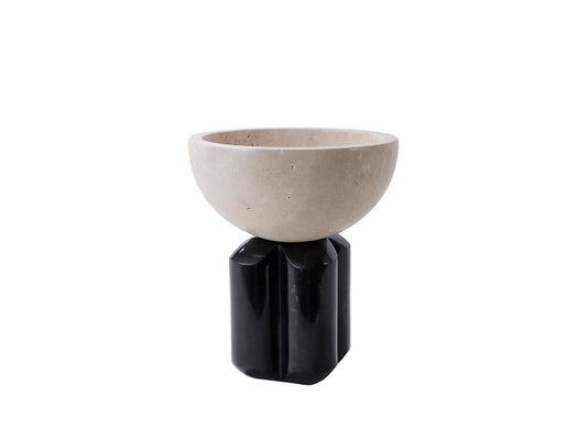 Travertine & Marble Display Bowl, Large