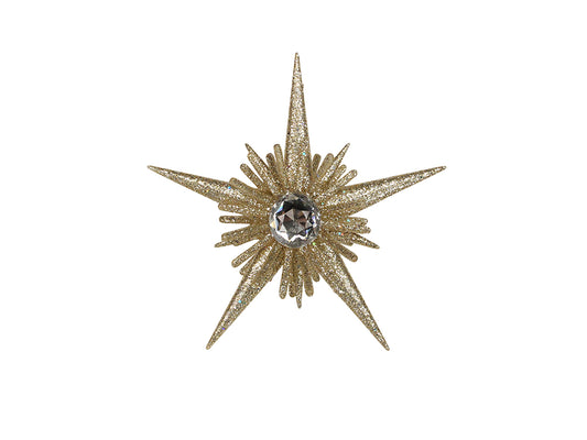 Gold Glitter Starburst