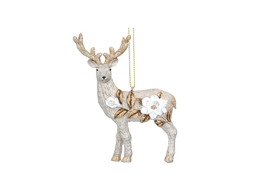 Gold Magnolia Stag Tree Decor