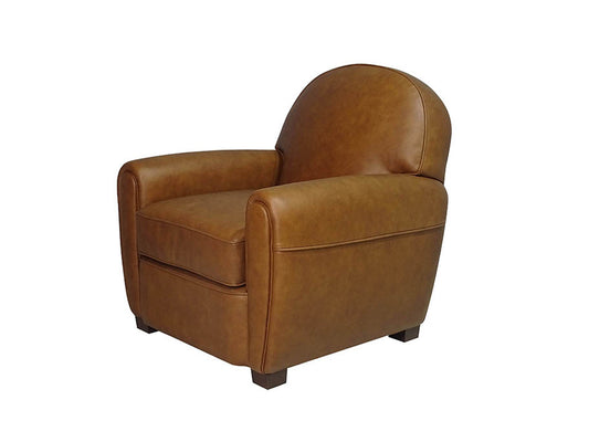 Oxford Club Chair Parrot Maple Leather