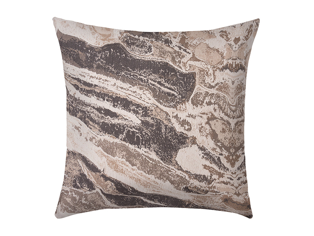 Marbleized Cushion Cover, Black 50x50cm