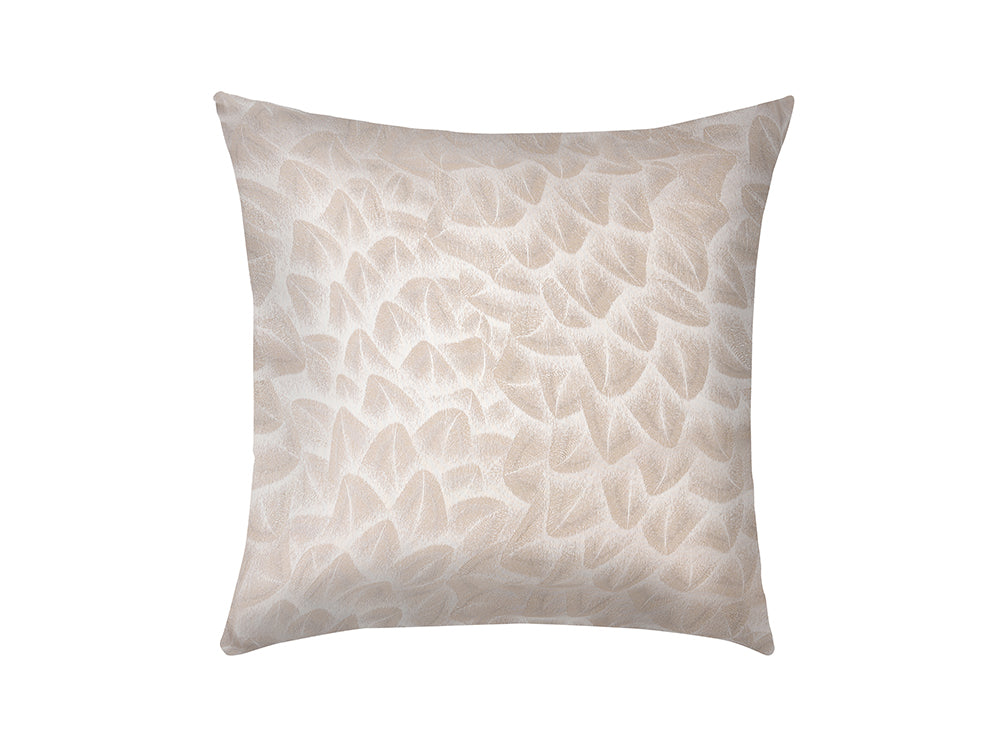 Leaf Cushion Cover, Cream 50x50cm
