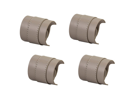 Leather Band Napkin Ring Set of 4