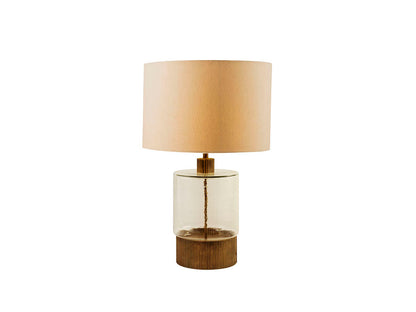 Corrugated Table Lamp, Amber
