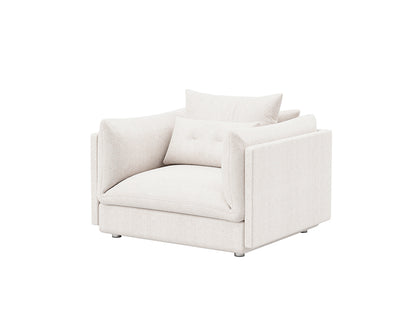 Flynn Armchair Fila Cream Fabric