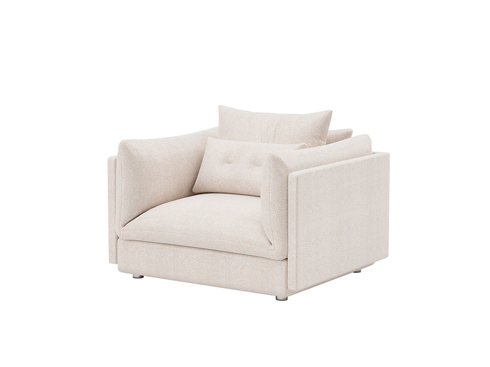 Flynn Armchair Fila Oatmeal Fabric