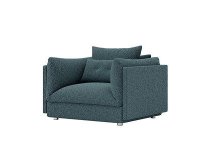 Flynn Armchair Fila Teal Fabric