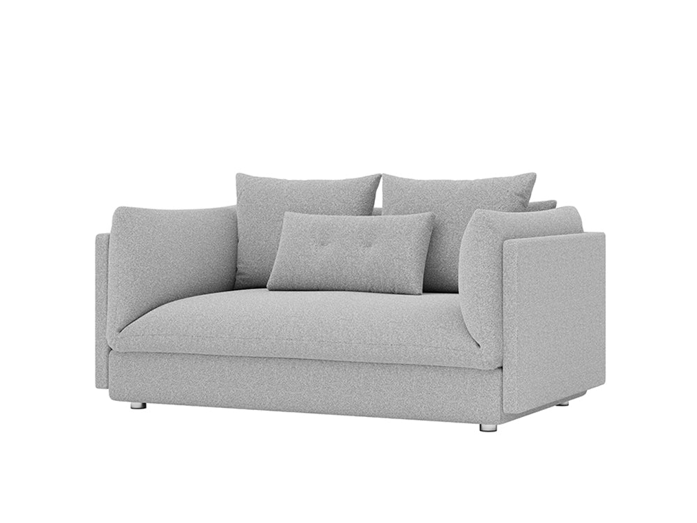 Flynn 2 Seat Sofa Fila Light Grey Fabric