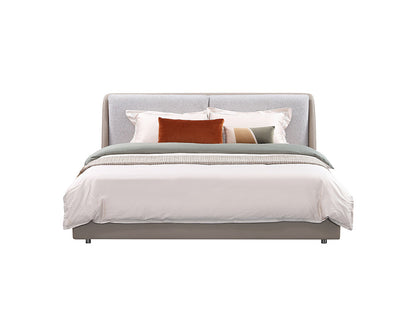 Bilbao King Bed, with Storage, Tommy Cream
