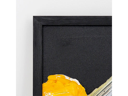 Modern Yellow Paint Abstract I