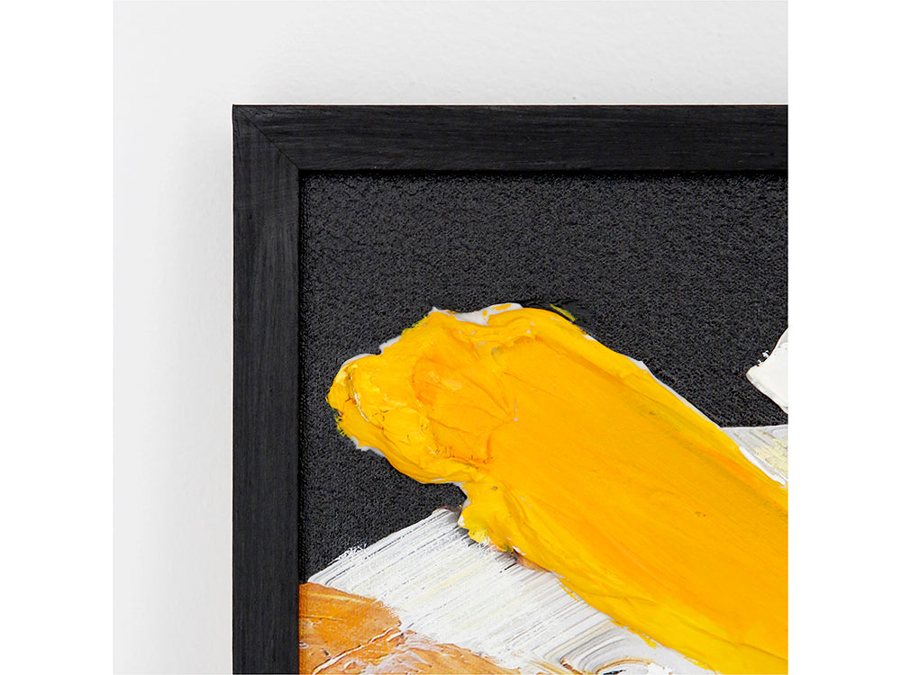 Modern Yellow Paint Abstract II