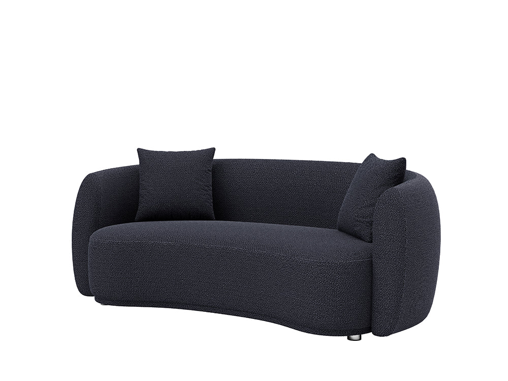 Lilly 3 Seater Curved Sofa