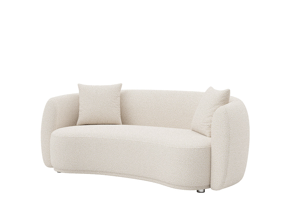 Lilly 3 Seater Curved Sofa