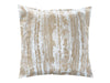 Gold Marbling Cushion Cover, Cream 50x50cm