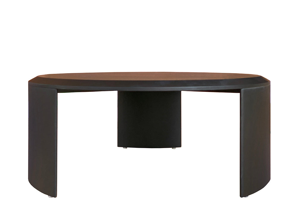 Caden Nesting Coffee Table, Round Black