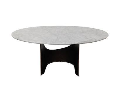 Zenrich Coffee Table, White Marble