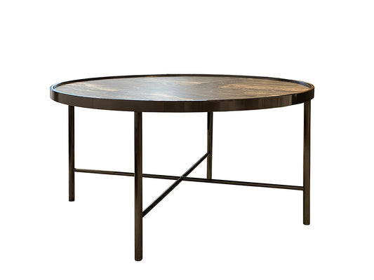 Kester Coffee Table, Brown Marble