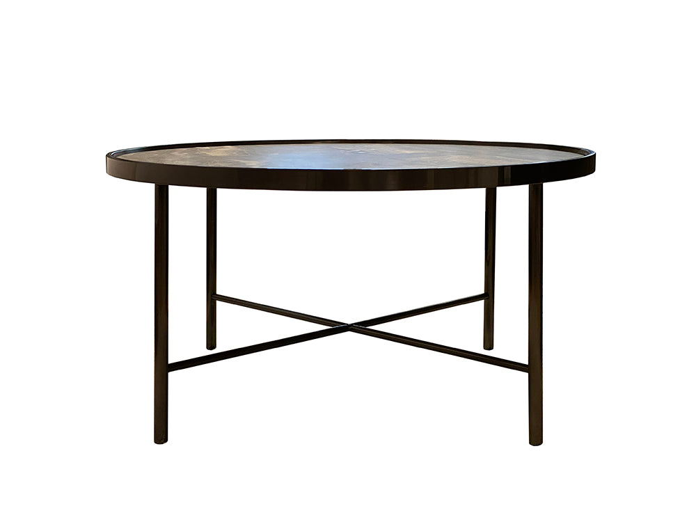 Kester Coffee Table, Brown Marble