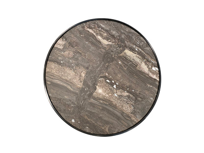 Kester Coffee Table, Brown Marble