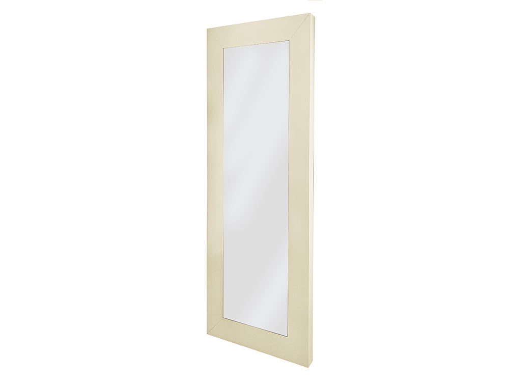 Malta walnut floor mirror full-length for bedroom or dressing area
