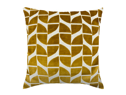 Quarter Cushion Cover, Mustard 50x50cm