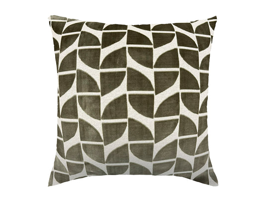Quarter Cushion Cover, Grey Green 50x50cm