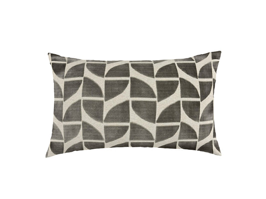 Quarter Cushion Cover, Charcoal 50x30cm