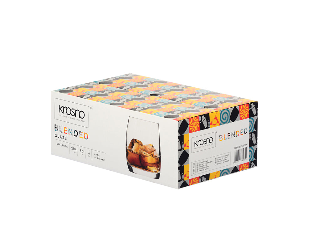 Krosno Blended Whisky Tumbler Set of 6